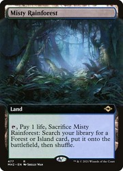 Misty Rainforest - Extended Art Modern Horizons 2