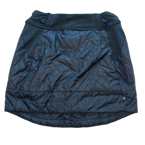 Mountain Hardwear women xs skirt Trekkin Insulated Black Quilted Outdoor mini