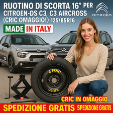 Ersatzrad 16" Für Citroen-DS C3, C3 AIRCROSS Mit Gratis Wagenheber 125/85R16