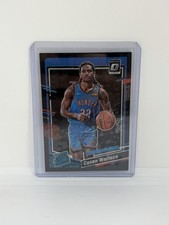 2023-24 Panini Donruss Optic #218 Cason Wallace Rated Rookie Black Velocity /39