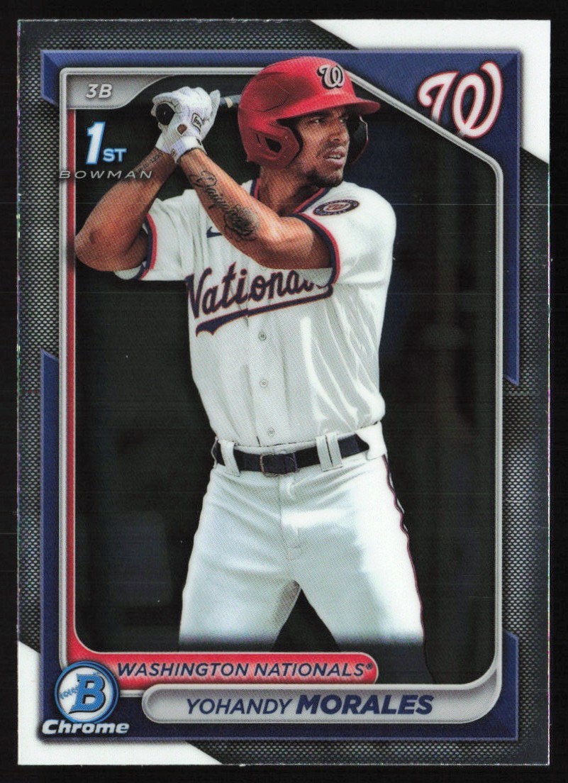 2024 Bowman Chrome Prospects Yohandy Morales #BCP-52 GS1-8