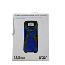 NOS L. L. Bean Eton Multi-Powered Weather Alert Radio Phone Charger Flashlight