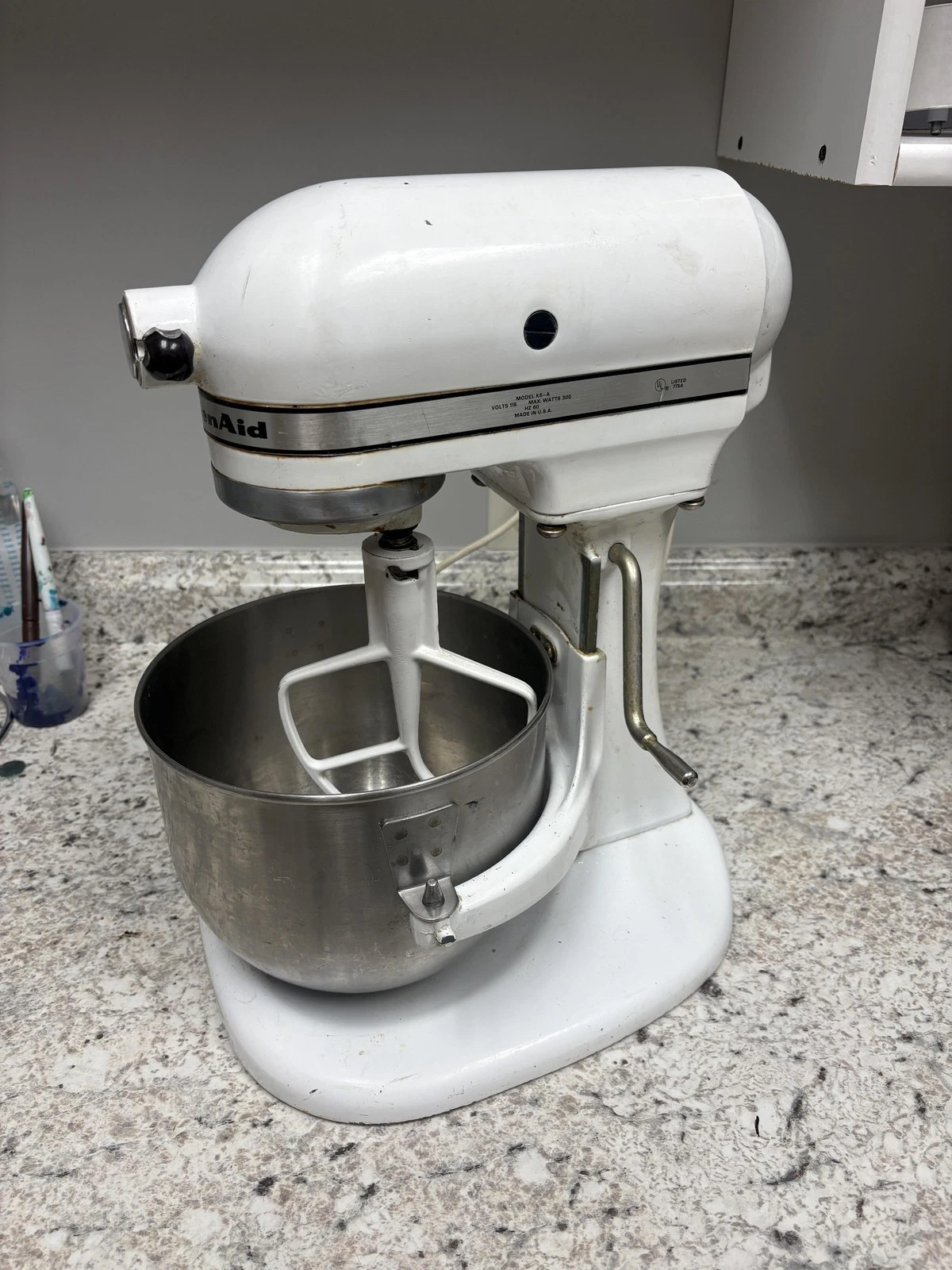 KitchenAid K5-A Electric Stand Mixer White Bowl 10 Speed TESTED WORKS
Opens in a new window or tab
