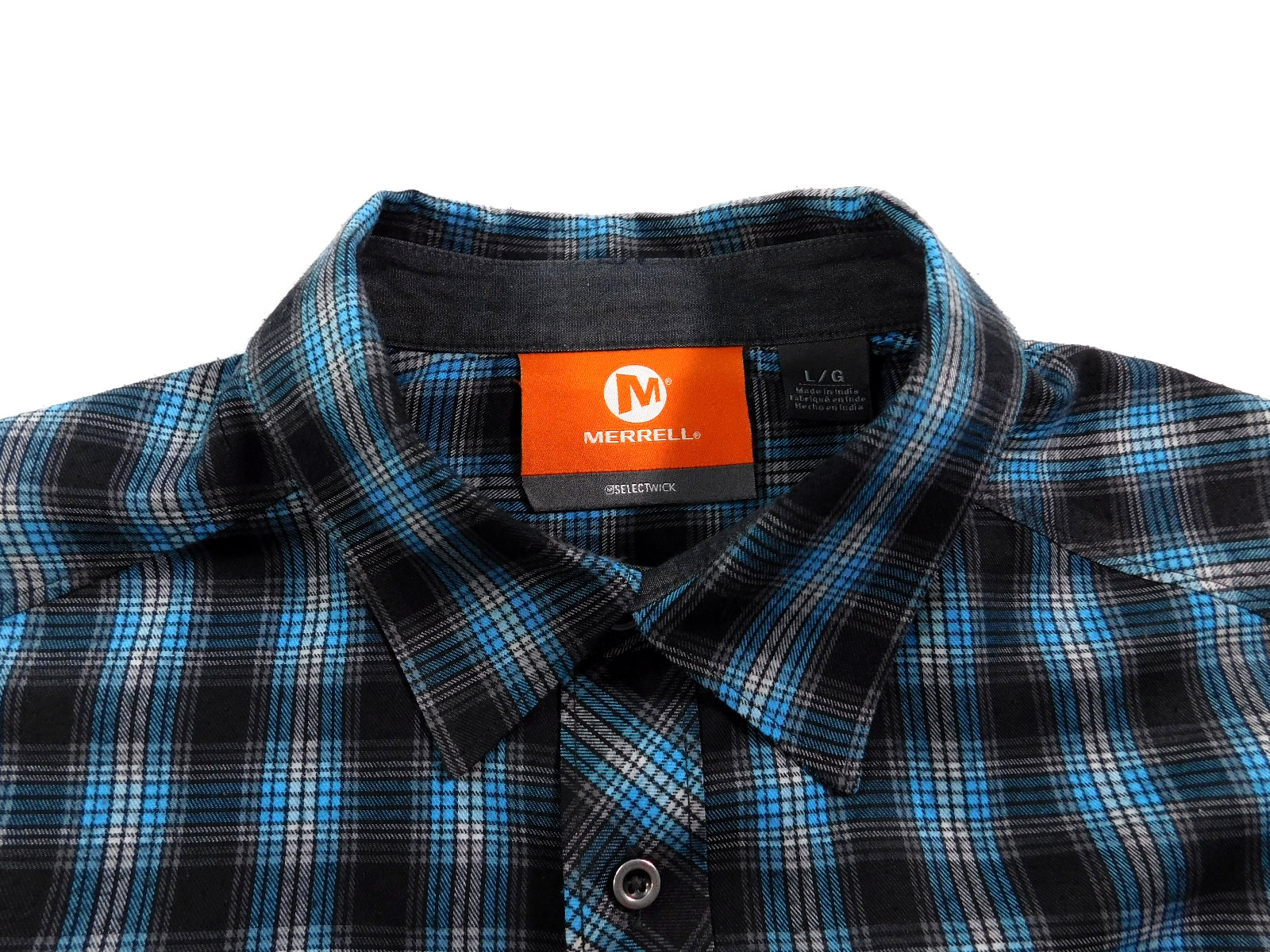 Merrell Selectwick Plaid Flannel Button Down Shir… - image 6