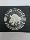 Arkansas Razorbuck 1 Oz .999 Fine Silver Round Arkansas Dollar Vintage Rare