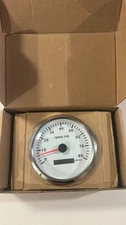 Geloo 80MM Boat RPM Tachometer Gauge 8000RPM Marine Tachometers 0-8000 RPM