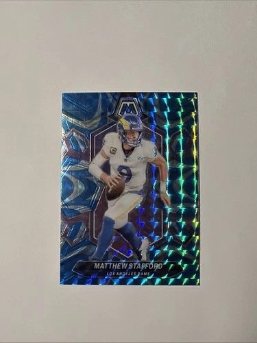 2024 Panini Mosaic - Matthew Stafford #127 Reactive Blue Mosaic Prizm