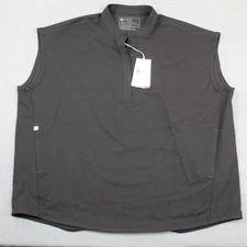 FIGS Scrub Shirt Womens Large Black Rafaela Oversized Technical Sleeveless Tank