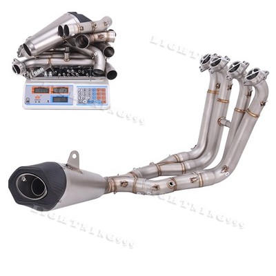 For S1000RR 2010-2018 / S1000R 2014-2016 Exhaust Headers Pipe With Muffler Tips