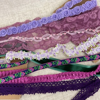 Ornate Trim Bundle, 8 pack, for Sewwing, Slow Stitch & Junk Journals