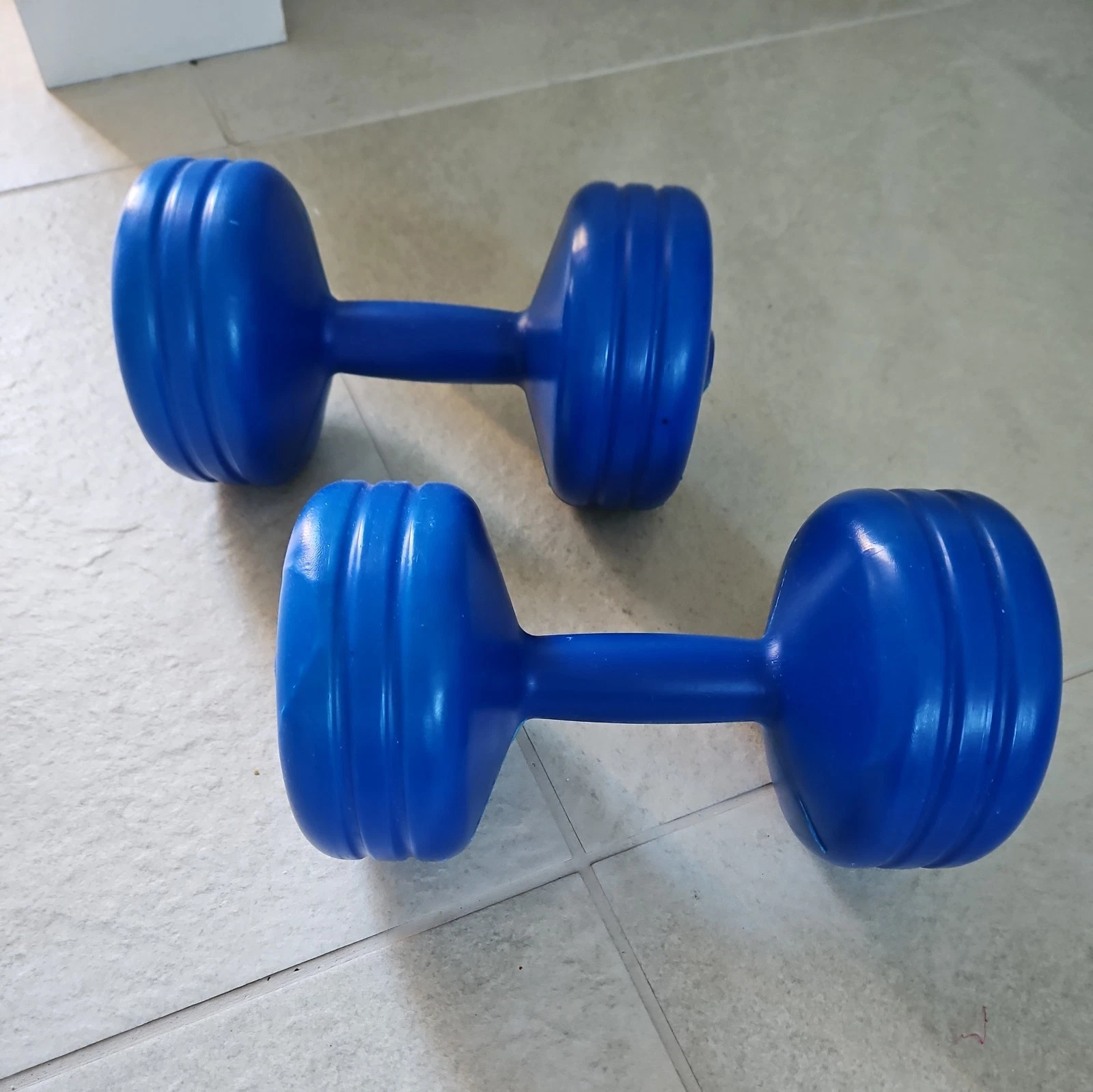 York Vinyl Dipped Dumbbells Hand Weights Home Lifting Men Women -5kg Pair