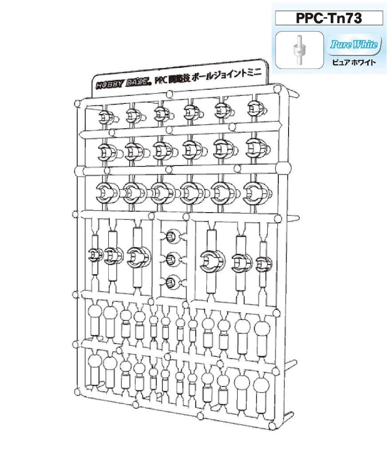 Colección Piezas Premium Ejercicio Articular Rótula Mini Modelo Plástico Blanco Puro Foto 2 de 3