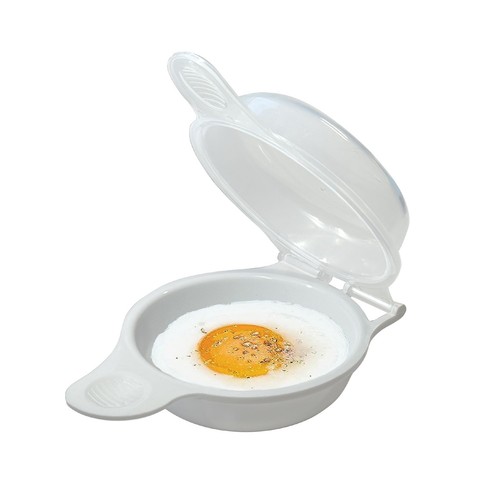 Microwave Egg Cooker/Poacher - Easy Scrambled Omelet Maker & Breakfast Cookwa...