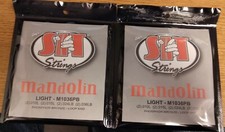 2 sets of SIT Strings M1036PB Mandolin Light Phosphor Bronze Loop End Set
