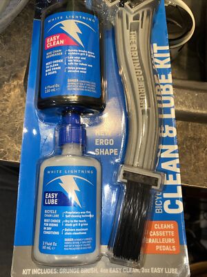 White Lightning Clean Lube Kit to Clean Bike Chain and Gears