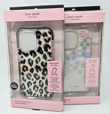 Kate Spade Case for Apple iPhone 13 Pro 2021, Defensive Hardshell