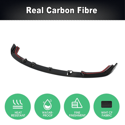 Carbon Frontlippe Front Spoiler Ansatz Schwert Passt für BMW F87 M2 Competition - Picture 6 of 12