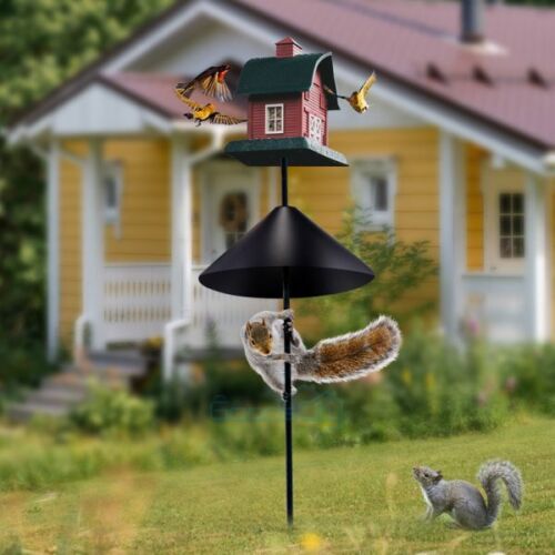 Large Wrap Around Squirrel Baffle Protects Bird Feeder from Raccoon Squirrel - Picture 15 of 17