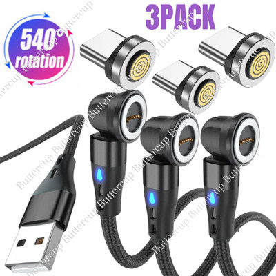 Magnetic Phone Charger Charging Cord Adapter Cable For Type C Samsung iPhone 15
