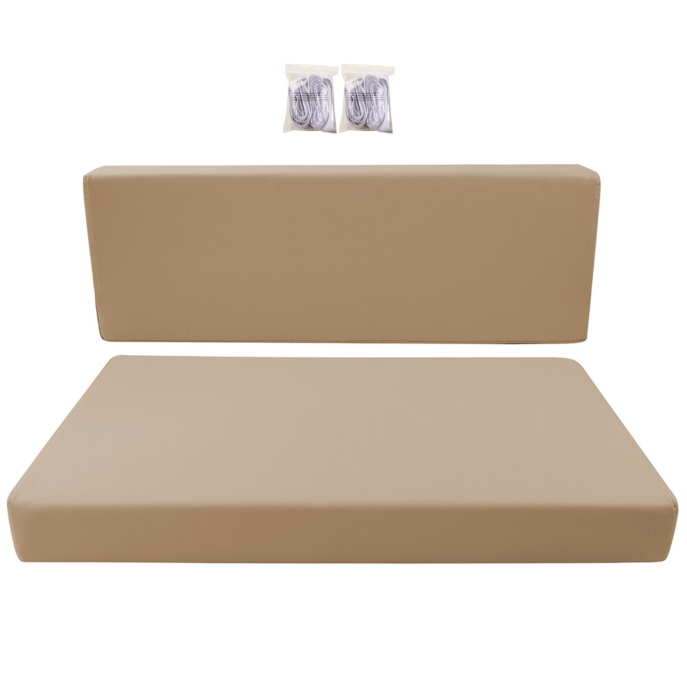 RV CUSHION COVERS Camper Seat Slipcovers Bench Stretch Beige 36