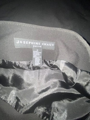Women’s Josephine Chaus Black Skirt Size 12P - Picture 6 of 6