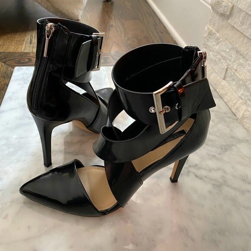 ZARA High Heels Black Sandals BNWT EU 37/ 4 UK Ref. 7225/301 - Imagen 5 de 5