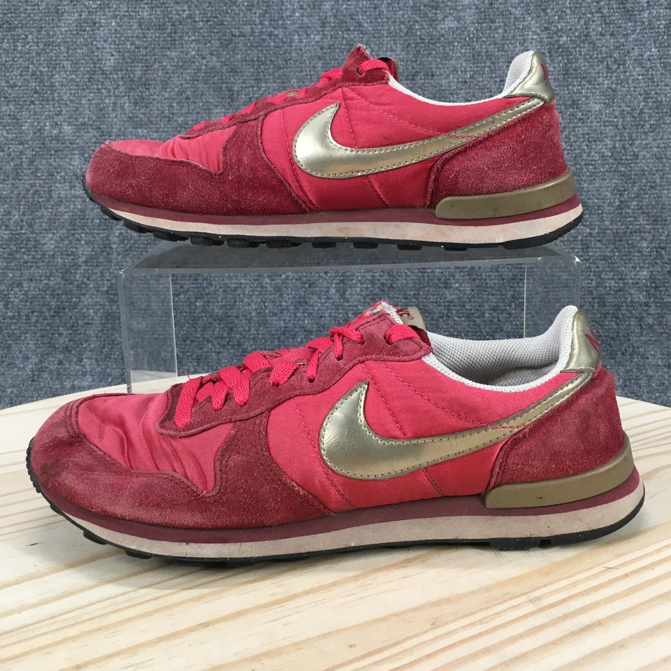 Nike Shoes Womens 8 Internationalist Waffle Running Racer Sneaker Pink Suede Low - Image 2 of 4