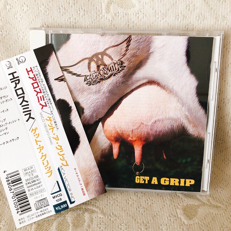 AEROSMITH Get A Grip CD fromJapan With OBI +1 Bonus track MVCG108