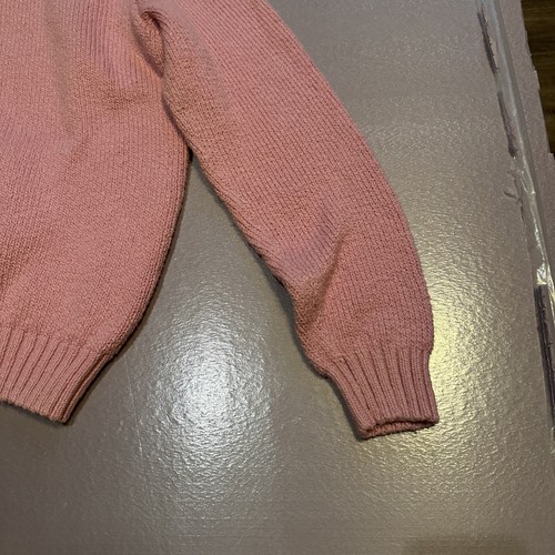 Lauren Ralph Lauren Sweater Womens Size XL Pink /GreenKnit Crew Neck Heavyweight - Picture 17 of 22