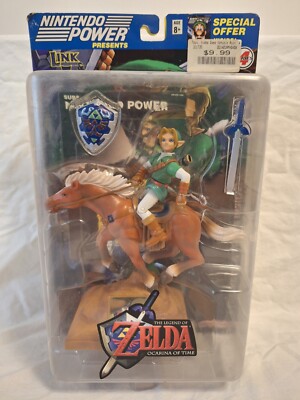 Joyride Studios Presented By Nintendo Power TLOZ OOT  Link and Epona Figures 