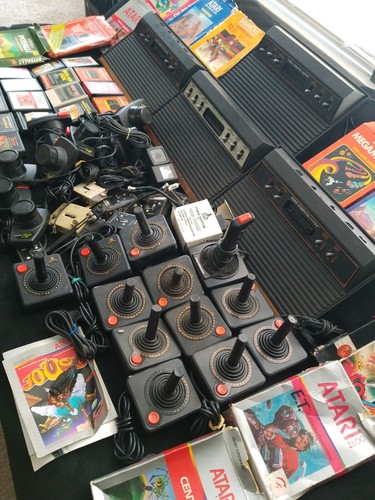 Atari 2600 Console HUGE LOT 60+ ITEMS Games Bundle And Extras. UNTESTED - Picture 7 of 9