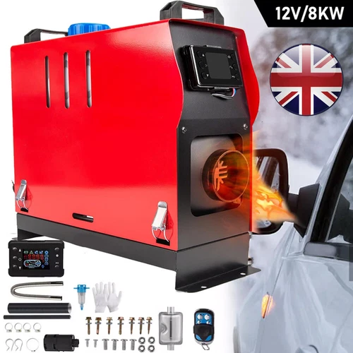 12V 8KW Air Diesel Heater Caravan Camper Van Motorhome Night Parking Hot Truck