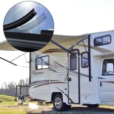 RV Window Seal Kit 1/2'' x 1/4'' Weather Stripping RV Rubber Stationary Windows