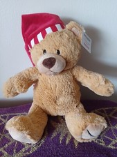 Gund Holiday Santa Teddy Bear Super Plush Soft Stuffed Animal Limited Edition