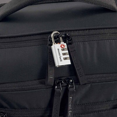 mont-bell Wheelie Duffle 90 Black Travel Bag with Handle Wheels