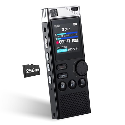 Professional 264GB WUCOTC Digital Voice Recorder - Voice Activated Recorder