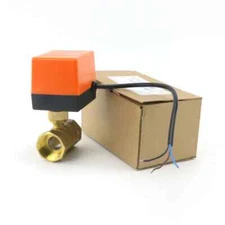 1/2" 3/4" 1"Brass 2way Motorized Ball Valve ThreeWire two-control Solenoid Valve