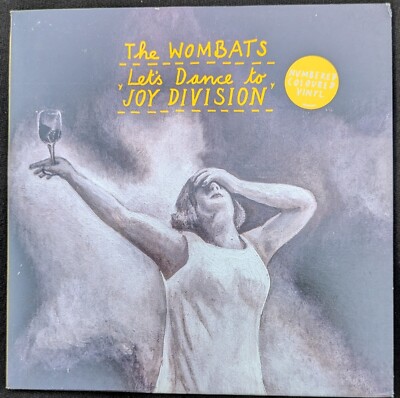 THE WOMBATS let's dance to joy division UK YELLOW VINYL 7'' FREE POSTAGE