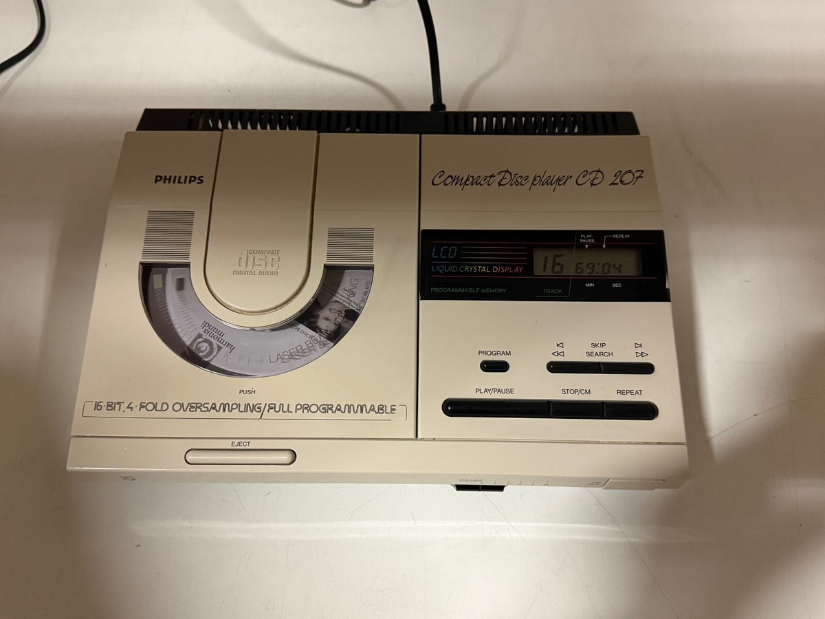 Philips CD207 Compact Disc player - Serviced/Recapped | eBay