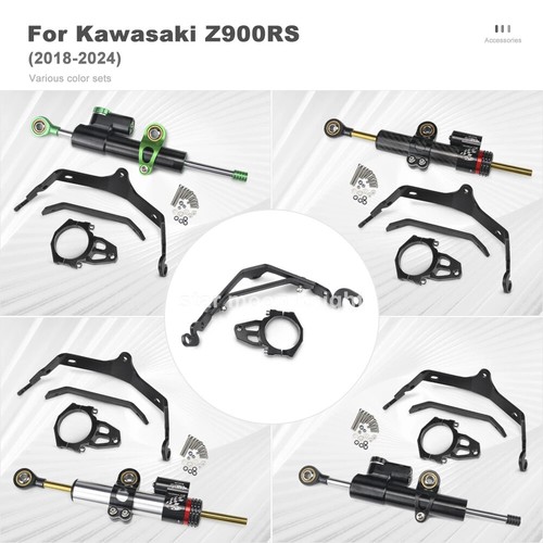 For Kawasaki Z900RS 2018-2024 Motorcycle Steering Damper Stabilizer Mount Kit - Picture 5 of 28