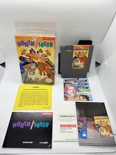 North and South NES Nintendo CIB Complete Rare W Poster & Reg Card Near Mint!