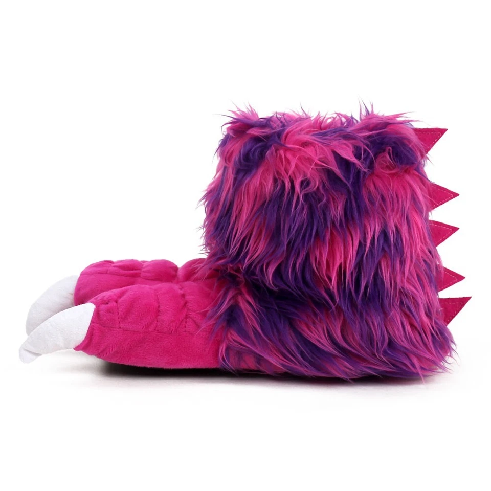 Pink Monster Claw Slippers - Animal Paw House Shoes for Men & Women - Image 2 of 4