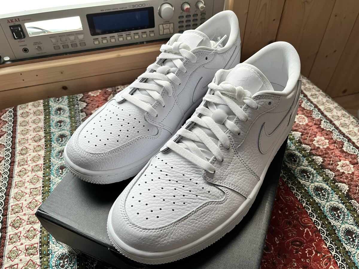 Nike Air Jordan 1 Low Golf Triple White SIZE 11.5 Nike Air Jordan 1 Low Golf Triple White SIZE 11.5