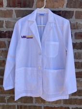Landau White Coat LSU Health Shreveport Womens 6