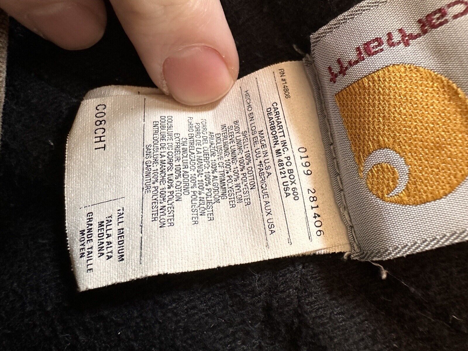 Vintage Carhartt Jacket Medium, Union Made In USA… - image 12