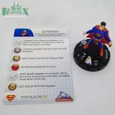 Heroclix Superman set Superman 001 Fast Forces figure w/card 