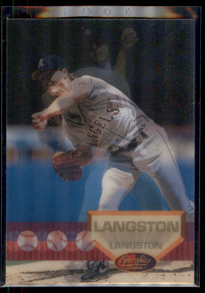 1994 Sportflics Mark Langston #38 California Angels