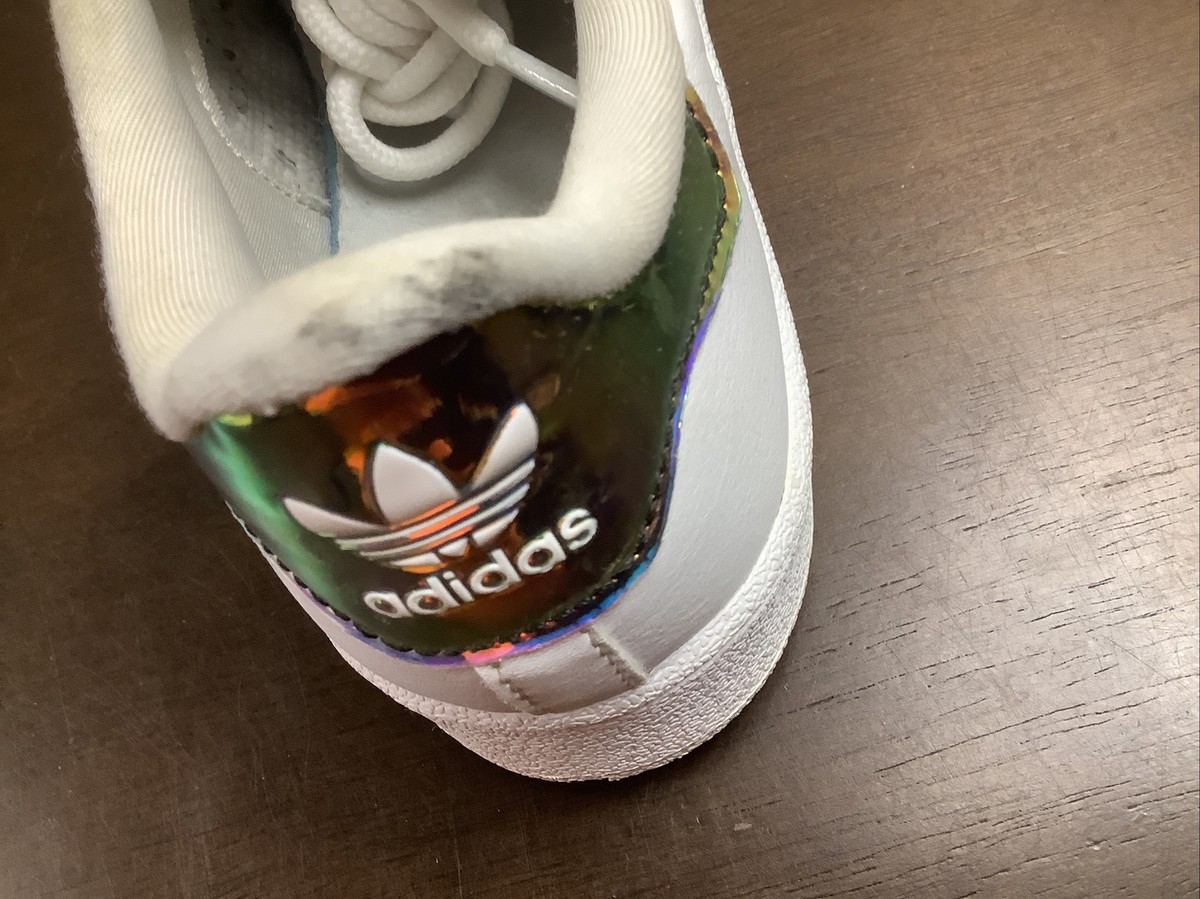 Adidas Originals Superstar Iridescent Gold/Red/Green CP9838 Youth Sz 3 |  eBay