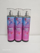 3PC Bath  Body Works Paris Amour Fine Fragrance Body Mist Spray 8oz