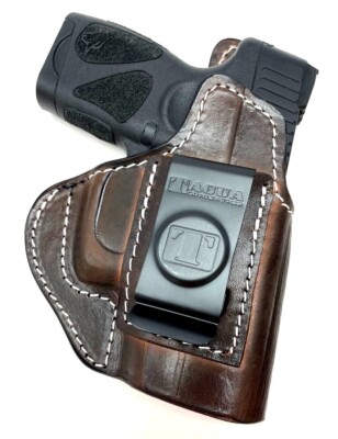 TAGUA Premium Right Hand IWB Inside Pants Brown Leather Holster CHOOSE